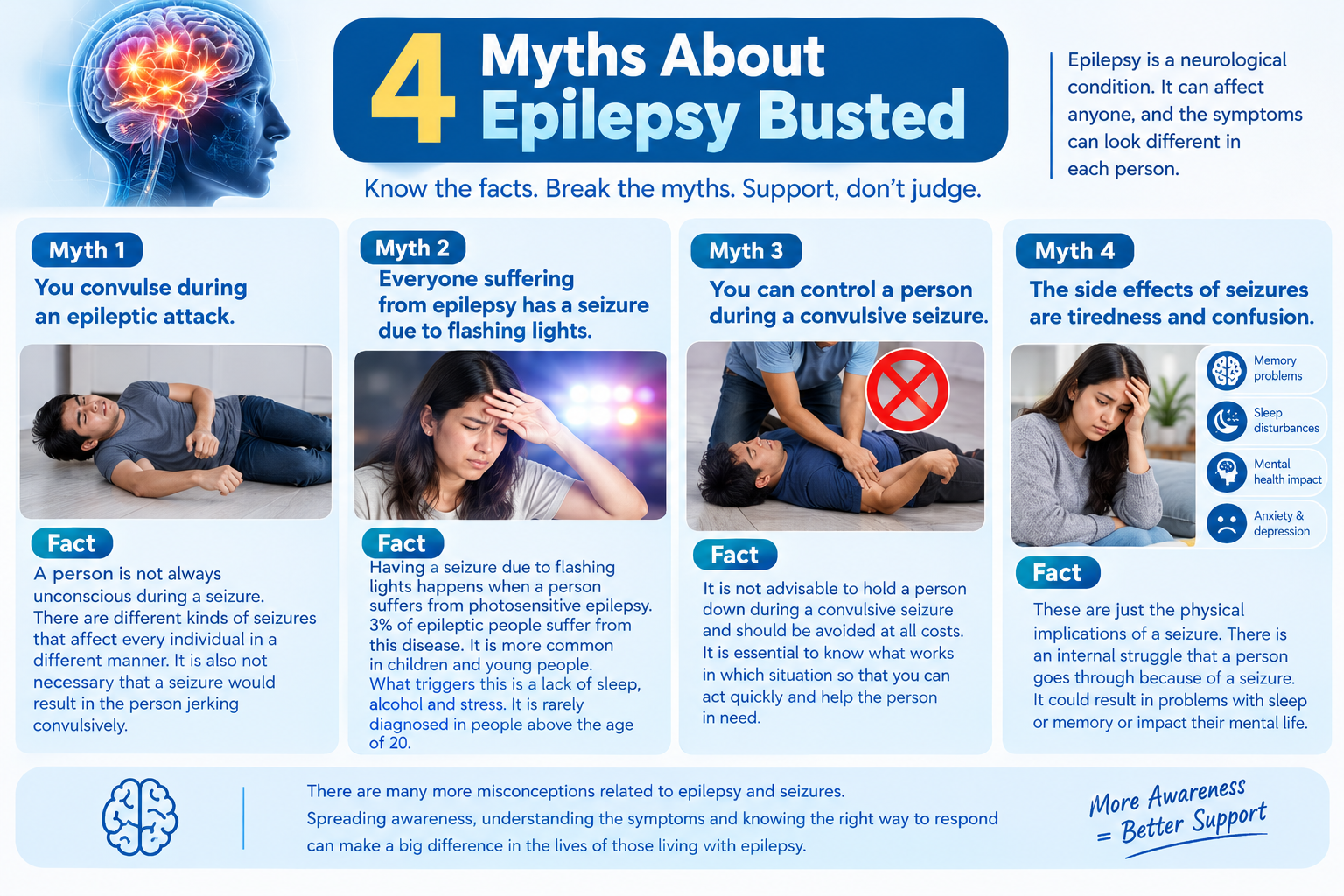 Epilepsy Myths Busted  Facts and Support